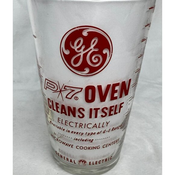 General Electric GE P7 Cleans Electrically Oven Federal Glass Measuring Cup 1963 - Picture 7 of 10